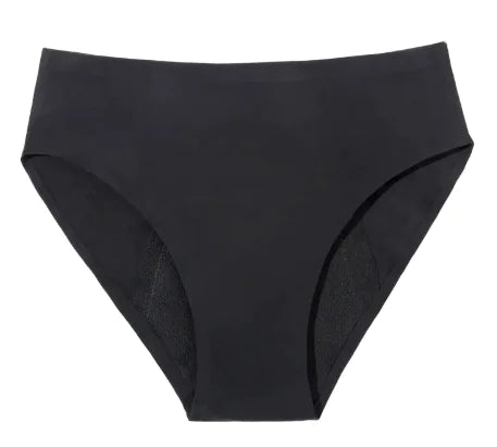 High Rise No Leak Period Underwear Black