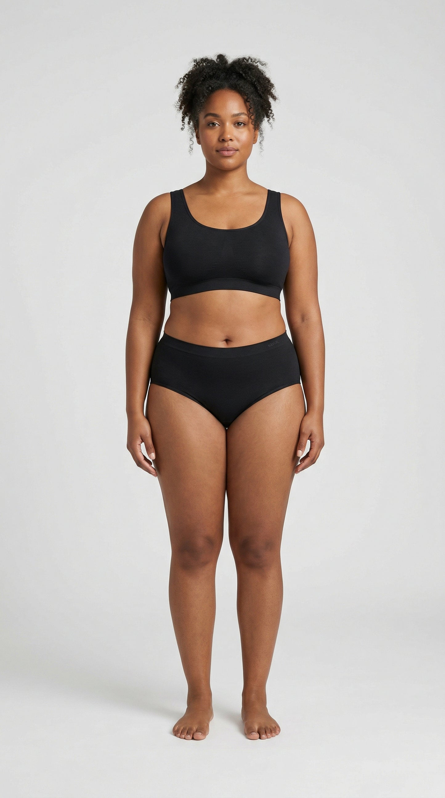 High Rise No Leak Period Underwear Black